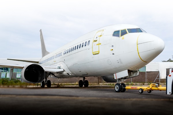 Donated Boeing 737 plane