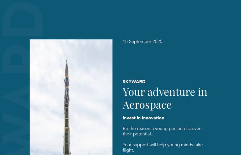 Launch booklet front